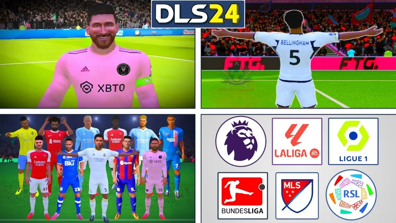 安装《Dream League Soccer 2024》游戏。Dls 24，充满刺激和挑战的足球之旅“你是教练”。